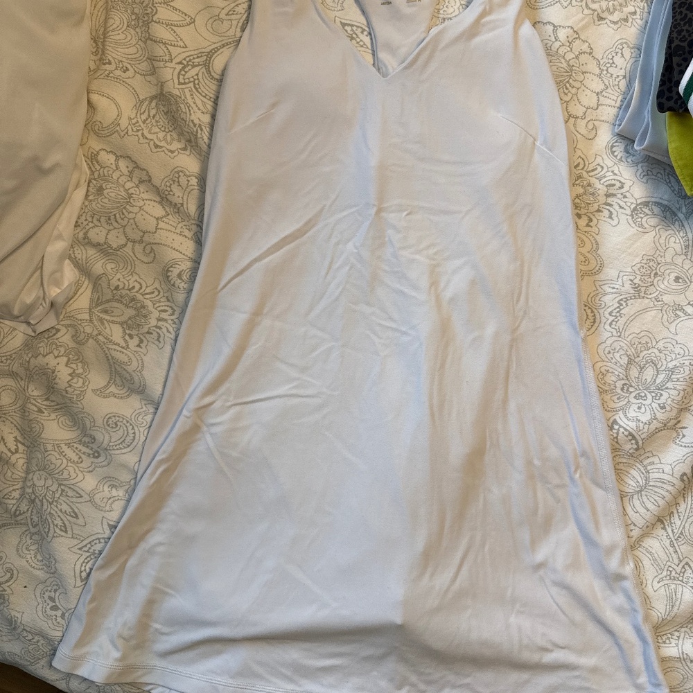 Aritzia white dress with shorts
